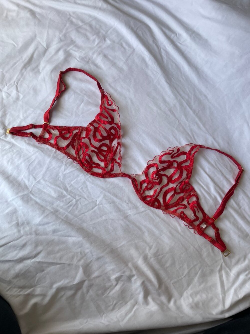 Studio Pia Scarlet Naga Bra and Knickers Set Size 6 and M